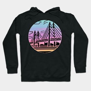 Bridge at a Beautiful Sky Hoodie